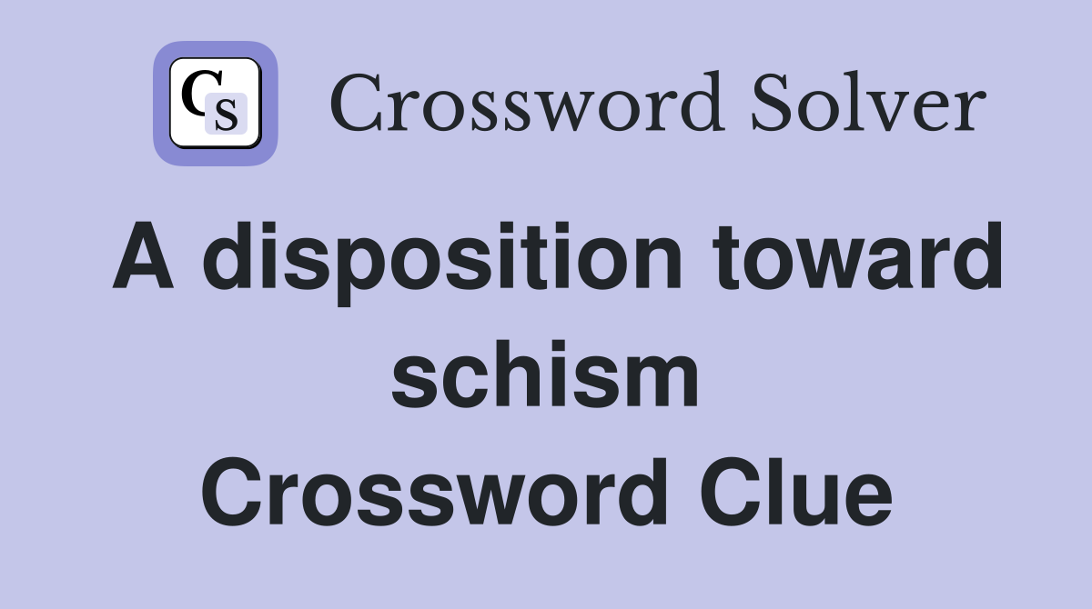 disposition of mind crossword